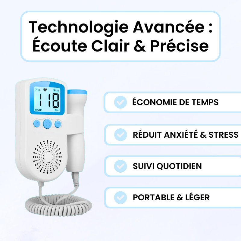 Doppler Foetal Pour Grossesse - NeevaSound-Novatechsun