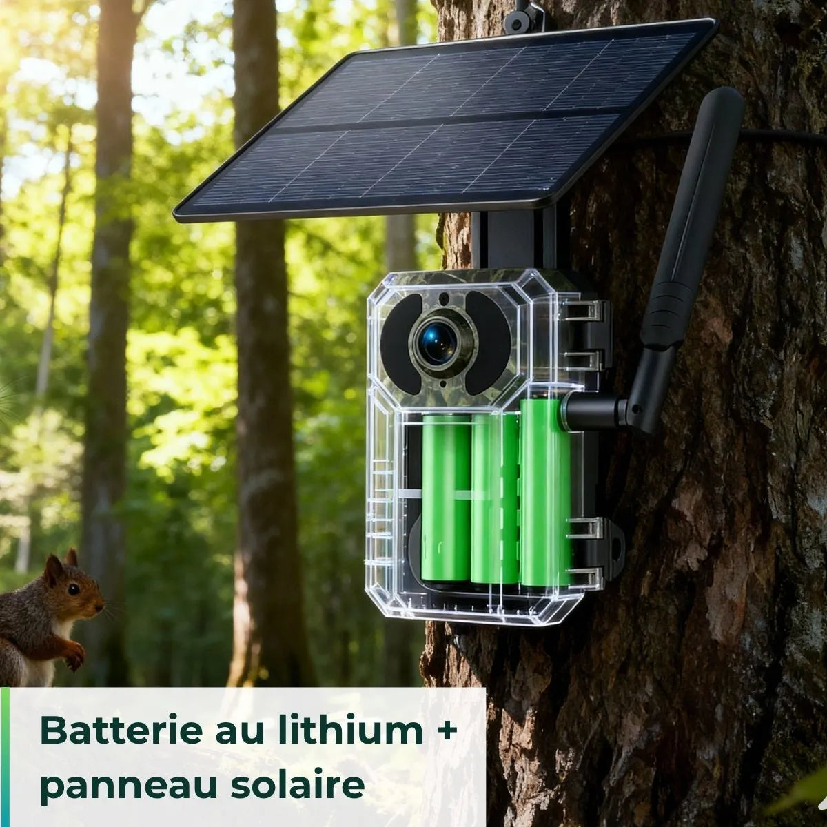 Caméra de chasse Solaire 4G+-Novatechsun