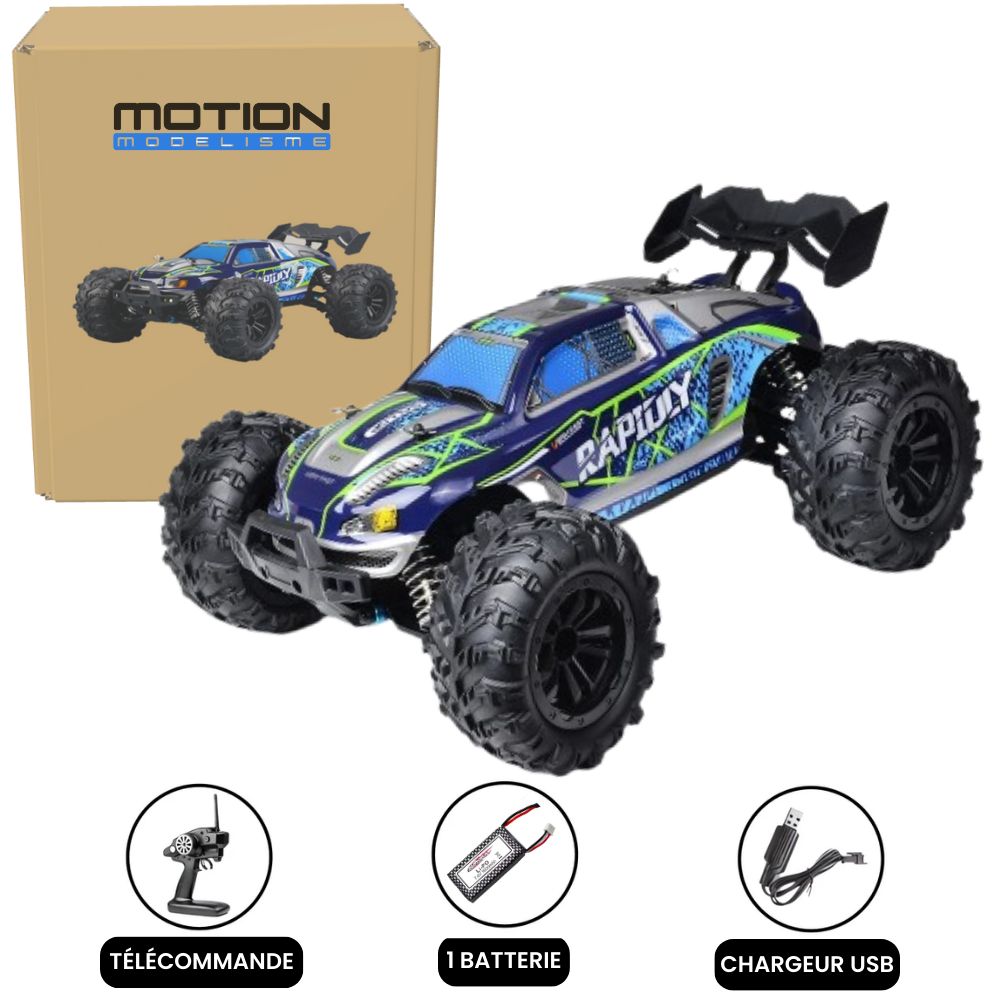 Buggy Motion Pro – Monster Truck RC 50 km/h avec Moteur Brushless-Buggy-Novatechsun