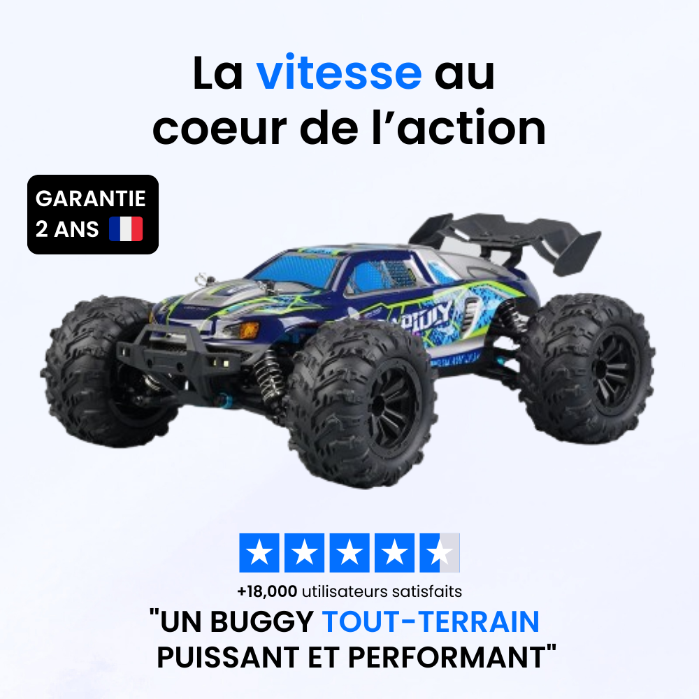 Buggy Motion Pro – Monster Truck RC 50 km/h avec Moteur Brushless-Buggy-Novatechsun