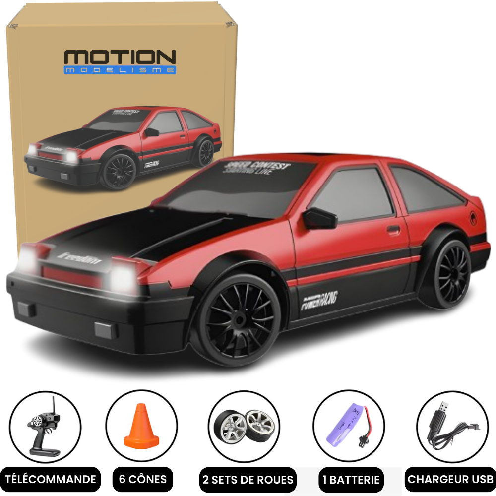 Drift Motion Go – Voiture RC 4WD 1/24 avec Éclairage LED-Drift Car-Novatechsun