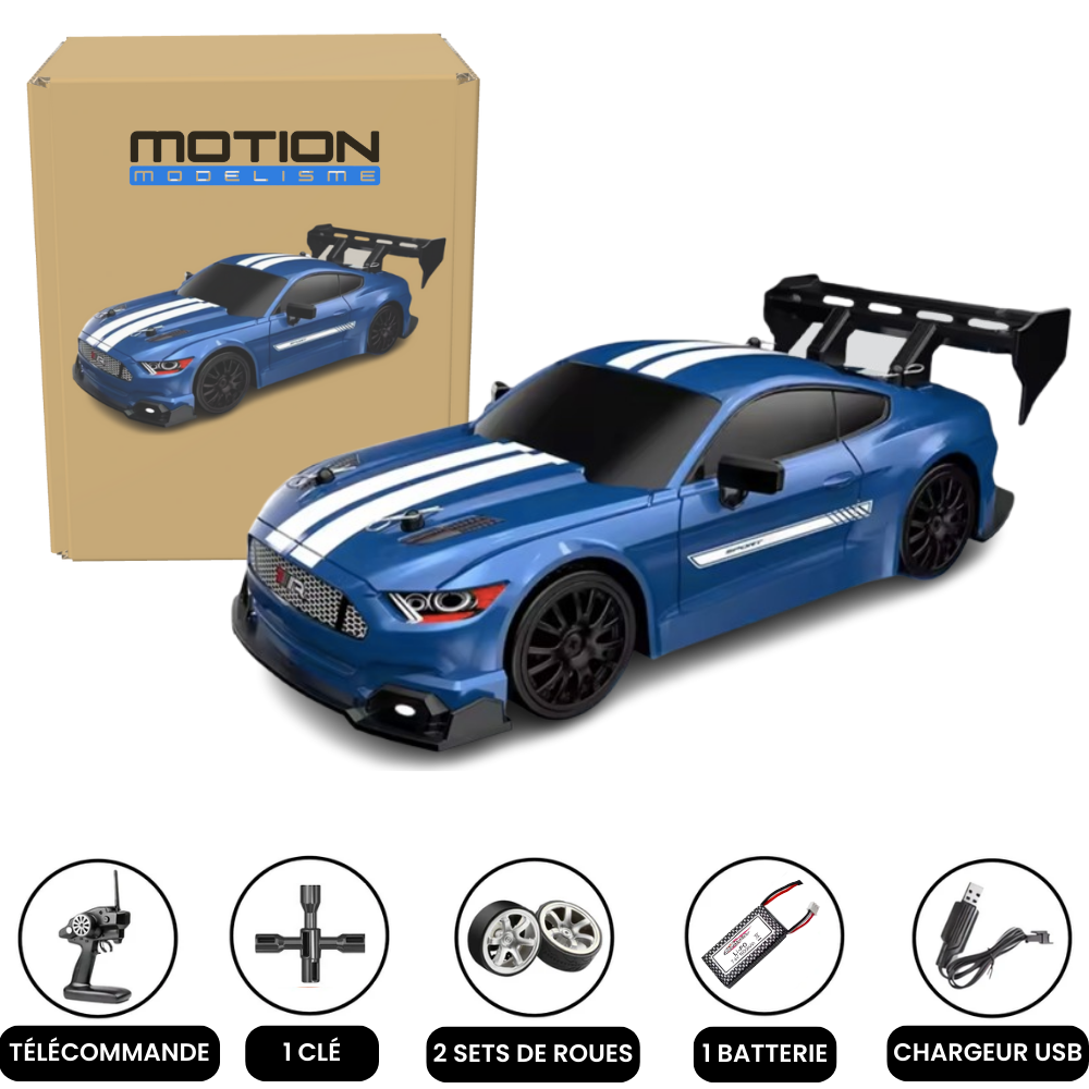 Drift Motion Max – Voiture RC 4WD 1/24 avec Éclairage LED Complet-Racing Car-Novatechsun