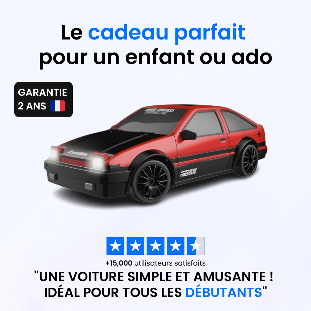 Drift Motion Go – Voiture RC 4WD 1/24 avec Éclairage LED-Drift Car-Novatechsun